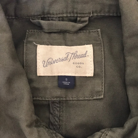 Target Hooded Army Green Utility Jacket - Picture 3 of 3